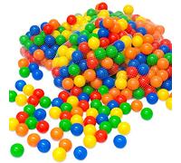 LittleTom 1200 Balles de Jeu en Plastique 5,5cm Set de Balles colorées pour Enfants Chiots