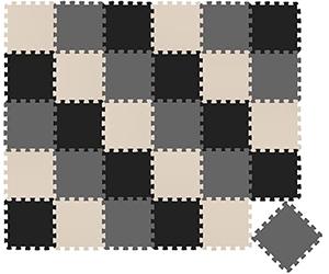 LittleTom 27 Tapis de Sol épais - Bébé et Enfant dès 0 Mois 30x30 Dalles Puzzle Carré en Mousse EVA