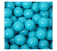 LittleTom 50 Boules Bleues pour Piscine a balles Bebe 5,5 cm en Plastique PE - balles legeres pour Parc de Jeu ou Tente - Jouet pour Interieur et Exterieur