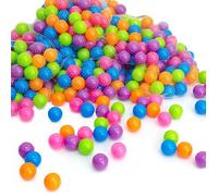 LittleTom 50 Boules de couleur Ø 5,5 cm pour piscine | petites Balles colorées en plastique jeu jouet enfants | mélange multi...