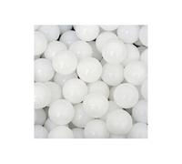 LittleTom 50 Boules en PE 5,5cm de diamètre pour remplir Piscine bébé Blanc