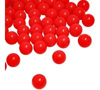 LittleTom 50 Boules en PE 5,5cm de diamètre pour remplir Piscine bébé Rouge