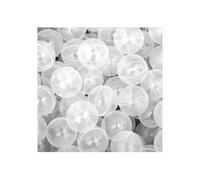LittleTom 50 Boules en PE diamètre 5,5cm pour remplir piscine bébé Transparent