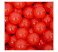 LittleTom 50 Boules Rouges pour Piscine a balles Bebe 5,5 cm en Plastique PE - balles legeres pour Parc de Jeu ou Tente - Jouet pour Interieur et Exterieur