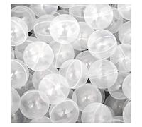 LittleTom 50 Boules Transparentes pour Piscine a balles Bebe 5,5 cm en Plastique PE - balles legeres pour Parc de Jeu ou Tente - Jouet pour Interieur et Exterieur