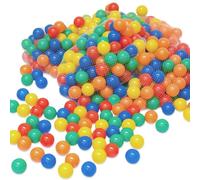 Littletom 600 Boules De Couleur Ø 6 Cm De Diamètre Petites Balles Colorées En Plastique Jeu Jouet