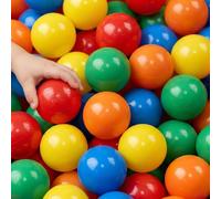 LittleTom Dès la Naissance 8000 Balles Piscine Bébé - 7cm - Boules Plastique Colorées Sécurisées sans BPA - Jeu Éveil Motricité Enfant - Accessoires Tente Parc Intérieur Extérieur Jardin Maison Crèche