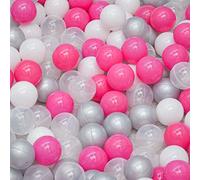 LittleTom Lot de 200 Balles pour Piscine à Balles - Diamètre 5,5 cm - pour Sphères de Jeu Enfants Intérieur et Extérieur - Boules Légères Résistantes -Accessoire Aire Loisirs Maison Crèche