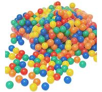 LittleTom Lot de 2000 balles colorées pour Piscine à balles - 6 cm - Balles en Plastique pour bébé