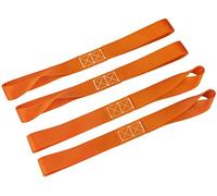 LITTOU 1 "x 12" Soft Loops Sangles de Moto 2300 Lbs Break Force remorquage Cordes prévenir Les Rayures Moto ATV Bicyclette (4 pcs)