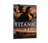 LITTPU Affiche de film Titanic - Décoration murale romantique - Décoration de film classique - Art nautique emblématique - Histoire d'amour - Cadeau pour les amateurs de cinéma - 50,8 x 76,2 cm