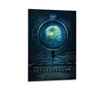 LITTPU Interstellar Poster Art Sci-Fi Impression murale Espace Voyage Décor Film Art Cosmic Paysage Home Cinéma Décoration Cadeau unique pour les fans Impression numérique Cadeau 50,8 x 76,2 cm