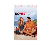 LITTPU Poster 50 premiers rendez-vous - Décoration murale - Adam Sandler Drew Barrymore - Scène de plage - Cadeau pour les amateurs de cinéma - 2 - 50,8 x 76,2 cm - Sans cadre