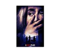LITTPU Poster « A Quiet Place » - Décoration murale pour la maison - Impression cinématographique moderne - Cadeau unique pour les amateurs de cinéma - Décoration d'ambiance sombre - 40,6 x 61 cm