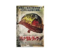 LITTPU Poster Born to Kill en métal - Impression du film vintage de guerre Stanley Kubrick - Décoration murale unique pour la maison et le bureau - 30,5 x 45,7 cm - Sans cadre