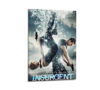 LITTPU Poster de film insurgent - Série Divergente - Décoration murale moderne pour la maison - Design graphique cinématographique - Idée cadeau unique pour les fans - 61 x 91,4 cm - Cadre