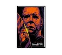 LITTPU Poster d'Halloween Michael Myers - Décoration murale de film d'horreur - Visage de votre destin - Décoration d'intérieur - Esthétique - Style vintage - Cadeau du 19 octobre - 40,6 x 61 cm