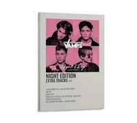LITTPU The Vamps Night Edition Poster Extra Tracks 2017 - Décoration murale pour les fans - Œuvre d'art moderne et esthétique - Idée cadeau unique - 50,8 x 76,2 cm - Cadre