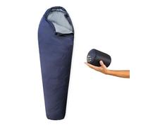 Litume Sac de Couchage en Duvet Ultraléger, Compact Momie 3 Saisons | 700 Fill Power, Nylon 20D, Sans PFAS, Housse, Camping, Randonnée, Trek, Voyage, Montagne, Bivouac