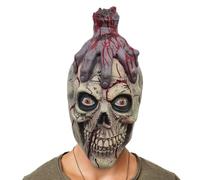 Litysfioti Cache-Crâne Effrayant et Réaliste,Costume de Cosplay Réaliste et Effrayant - Cagoule Intégrale Halloween Crâne Entier - Pour Fête Masquée Célébration Et Soirée De Jeux De