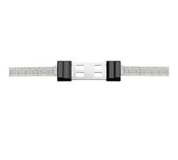 Litzclip Raccords ® pour ruban 12,5 mm - Inox 5 pièces sous blister coulissant