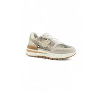Liu Jo - Baskets à imprimé serpent avec strass - Femme - Chaussures - Beige - Taille: 41 EU