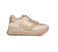 Liu Jo - Baskets à plateforme en cuir - Femme - Chaussures - Beige - Taille: 39 EU