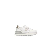 Liu Jo - Baskets Cuir De Veau Métallique Chaussures - Femme - Chaussures - Blanc - Taille: 40 EU