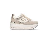 Liu Jo Baskets Femme BF5011PX078 Cuir Milk Chaussures Casual, Milk, 38 EU