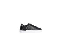 Liu Jo Baskets Liu Jo pour femme, modèle Silvia 93 à lacets, avec tige en cuir et semelle en caoutchouc, couleur noire., Noir , 37 EU