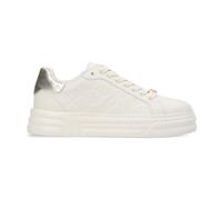 Liu Jo - Baskets plateforme à imprimé monogramme - Femme - Chaussures - Beige - Taille: 37 EU