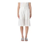 Liu Jo - Bermuda en mélange de lin - Femme - Shorts - Blanc - Taille: 42 FR