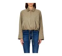 Liu Jo - Bomber à cordon de serrage - Femme - Vestes - Vert - Taille: 40 FR