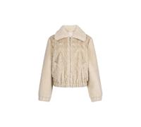 Liu Jo - Bomber Beige avec Col Oversize - Femme - Vestes - Beige - Taille: 42 FR
