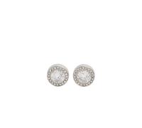 Liu Jo Boucles d'oreilles argent / transparent, Taille One Size