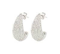 Liu Jo Boucles d'oreilles argent / transparent, Taille One Size
