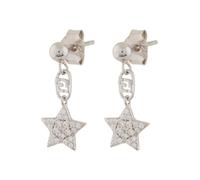 Liu Jo Boucles d'oreilles argent / transparent, Taille One Size