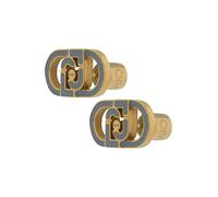 Liu Jo Boucles d'oreilles bleu fumé / or, Taille One Size