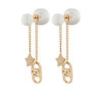 Liu Jo Boucles d'oreilles or / blanc perle, Taille One Size