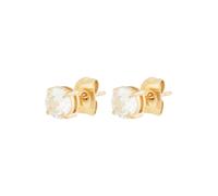 Liu Jo Boucles d'oreilles or / transparent, Taille One Size