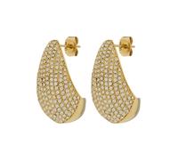 Liu Jo Boucles d'oreilles or / transparent, Taille One Size