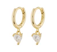 Liu Jo Boucles d'oreilles or / transparent, Taille One Size