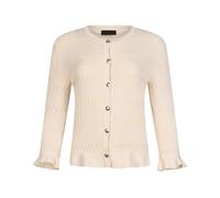 Liu Jo - Cardigan à volants - Femme - Pulls - Beige - Taille: 38 FR
