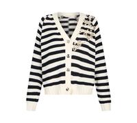 Liu Jo - Cardigan avec broderie de bijoux - Femme - Pulls - Noir - Taille: 36 FR