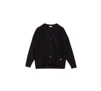 Liu Jo - Cardigan Boutonné en Laine et Coton - Femme - Pulls - Noir - Taille: 42 FR