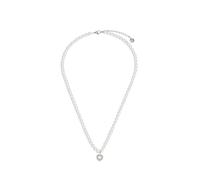 Liu Jo Chaîne argent / blanc perle, Taille One Size