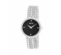 LIU Jo Chaîne de Montre pour Femme de Couleur argentée avec Bracelet en Acier Inoxydable, diamètre du boîtier : 32 mm, TLJ1831