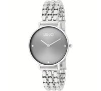 Liu Jo Chains Framework TLJ2407 Montre femme en acier avec cadran gris, argent, Moderne