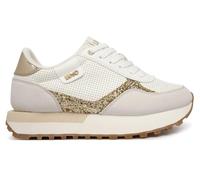 Liu Jo Chaussures Femme Evelyn 915 Sneaker BA6065 TX524, White Light Gold, 37 EU