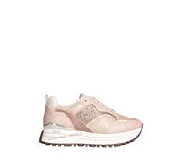 Liu Jo Chaussures Maxi Wonder 73 Bf4007tx423 Baskets Femme Cuir Multicolore, or, 36 EU